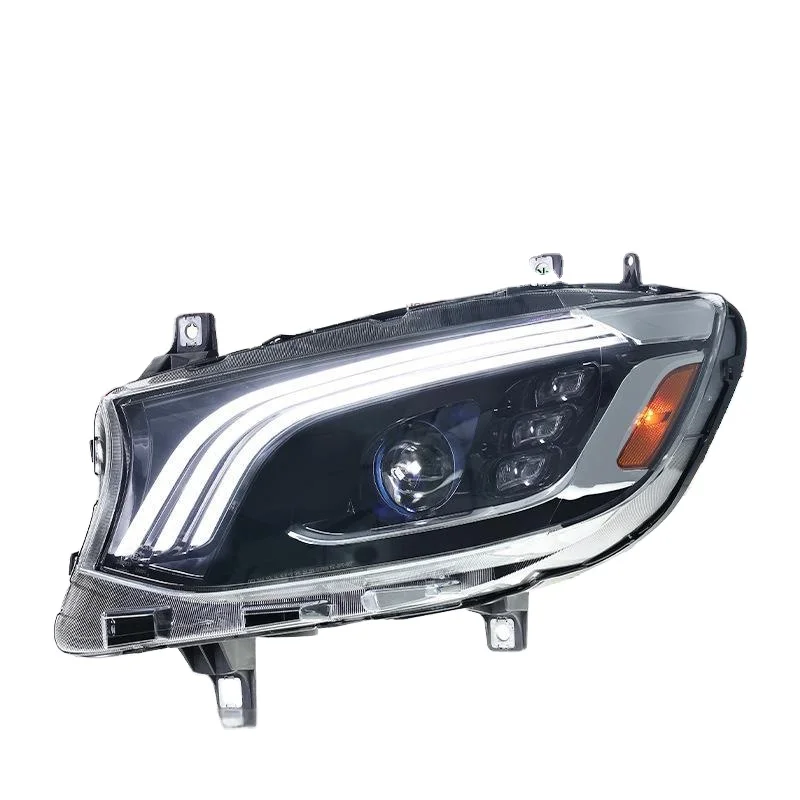 

2019-2023 Sprinter LED Headlight Assembly Modification with Three-bar Daytime Running Lights