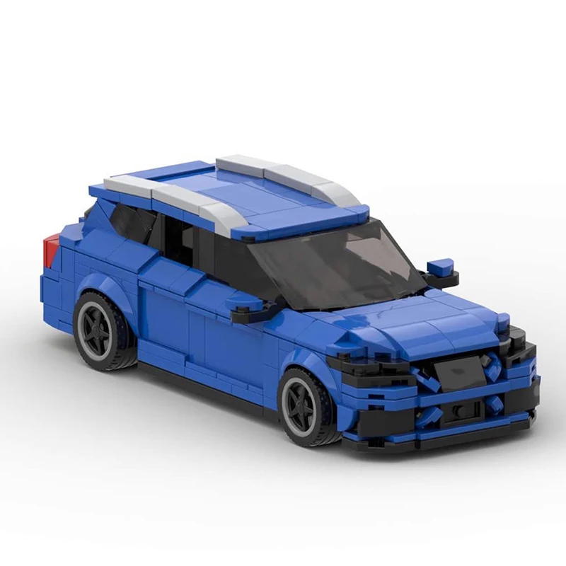 MOC Technical Car Speed Champions VW SEAT Leon 5F ST FR - 8stud wide Vehicles Sets Building Blocks Kid Toys Christmas Gift