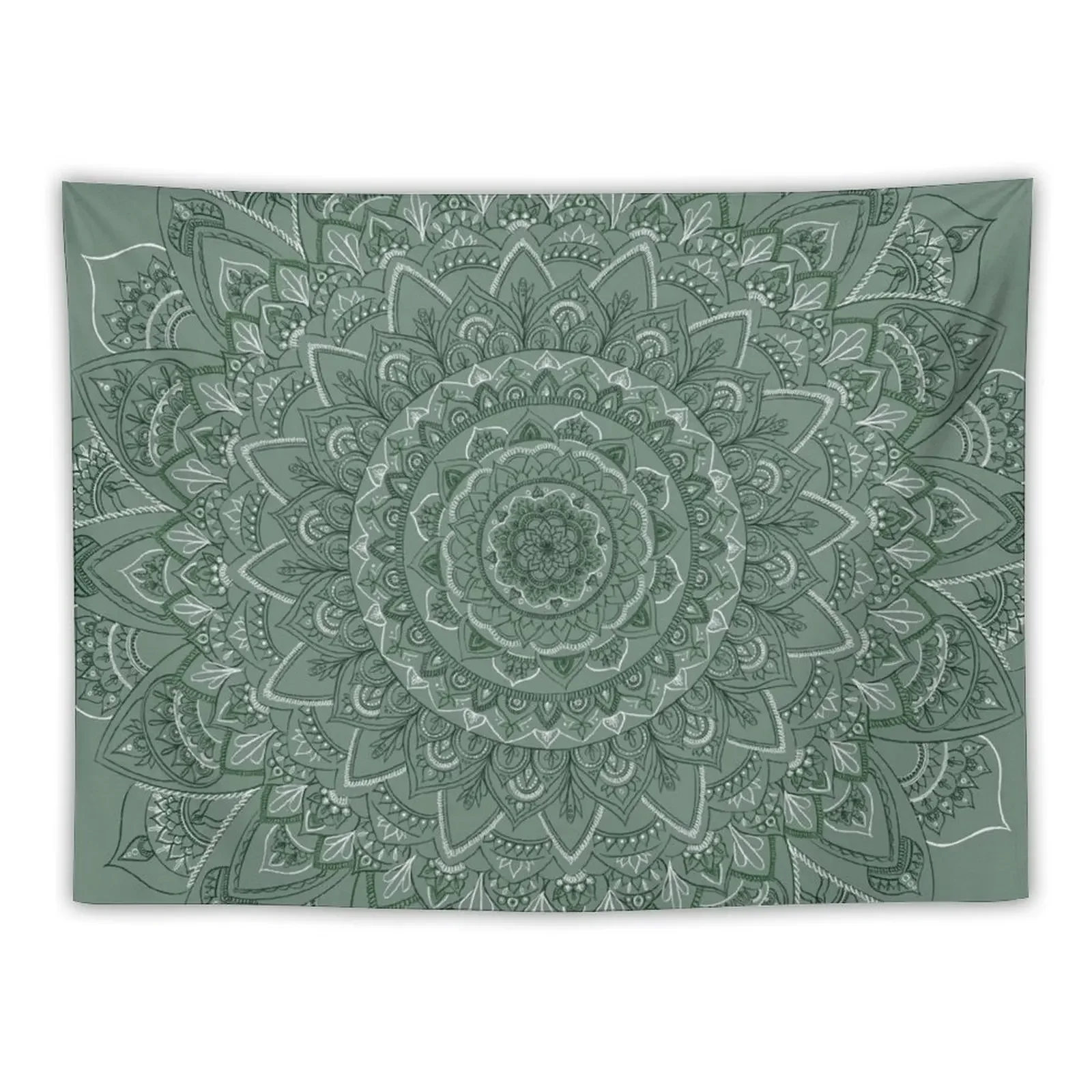 

Dark Green Mandala Tapestry Decorations For Room Aesthetic Home Decor Wall Hanging Wall Wall Hangings Decoration Tapestry