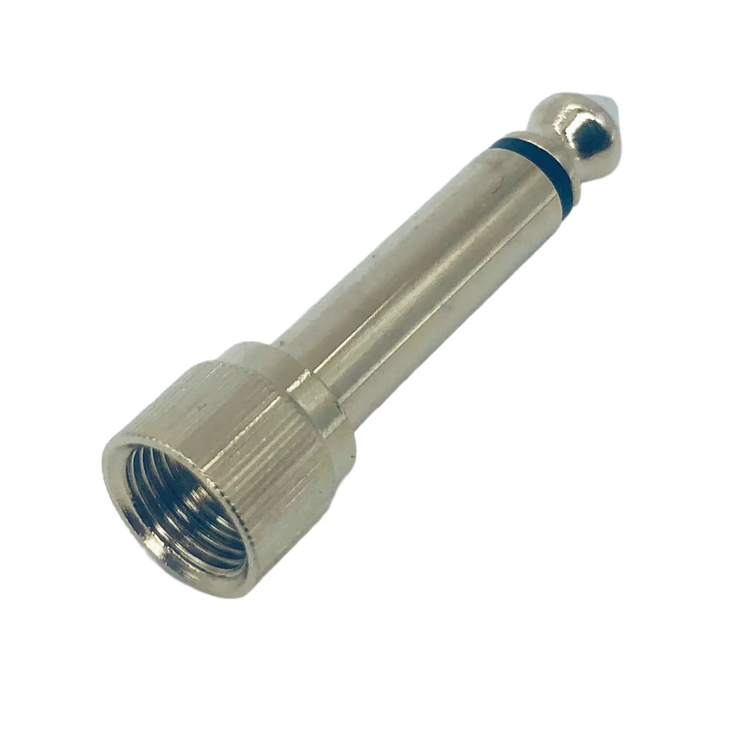 

1pc 6.35mm 1/4" Mono Male to 3.5mm 1/8" Female Jack Plug Audio Adapter Connector With Screw On Gold