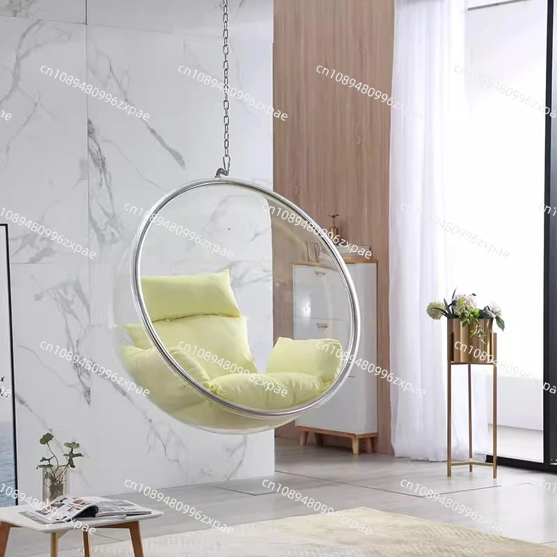 Bubble Chair für Innen und Außen, Internet-Bestseller Hängesessel, Acryl-Hängeschaukel für Balkon und Freizeit