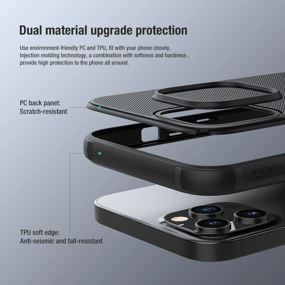for iPhone 13 Pro Max/13 Pro 13 Mini Nillkin Super Frosted Shield Pro TPU PC phone case shell