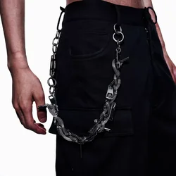 2025 New Model Retro Punk Style Pants Chain Multifunctional Collocation Heavy Metal One's Waist Fashion Luxury Accessories