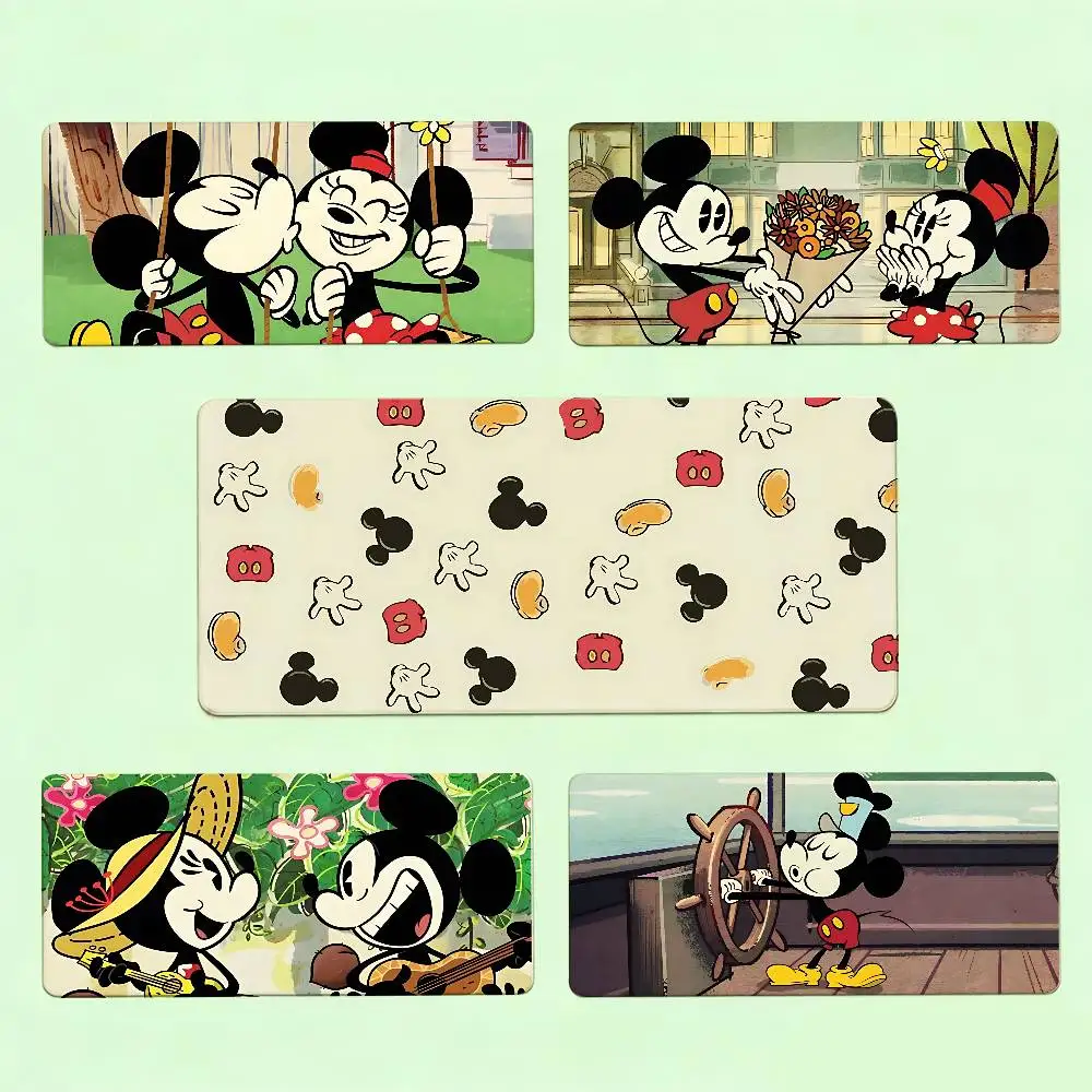 

M-Mickeys Mouses Mouse Pad Computer Mat Deskpad Laptop Keyboard Mat Office Large Landscape Mousepad