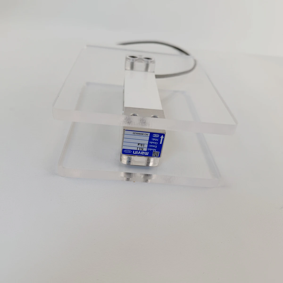 2026 Neu und Günstig Original Mavin 130mm Einzelpunkt-Wägezelle 3-100kg Gewichtssensor mit 8mm Dicker Acryl-Montagehalterung