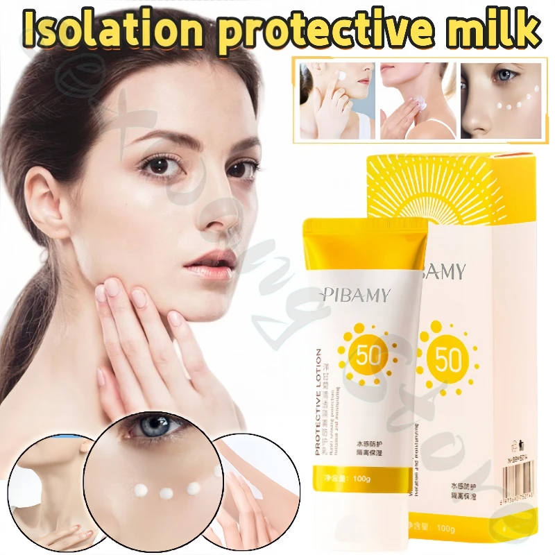 

Clear and moisturizing isolation protective milk, anti-ultraviolet rays, refreshing, non-stick, long-lasting moisturizing
