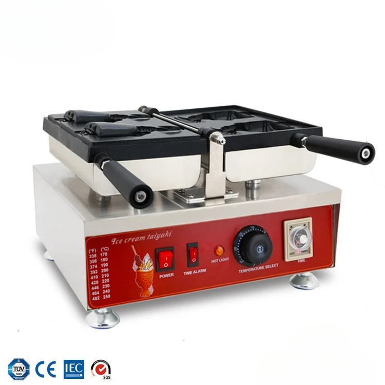Set up stall temperature control timing single head ice cream open squint snapper roast ice cream