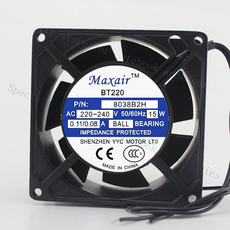 

A+ MAXAIR BT220 8038B2HL 220-240В 80*80*38 15Вт 0.11А