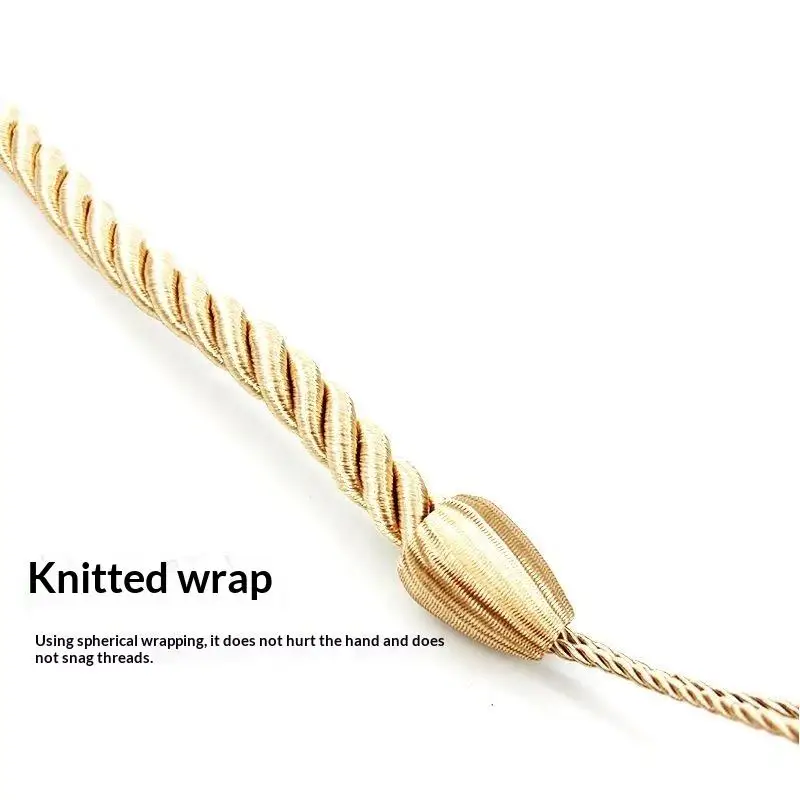 Braided Curtain Tie Back Ropes Easy to Store Sturdy Durable Multi Color Choices for Travel Temporary Curtain Use