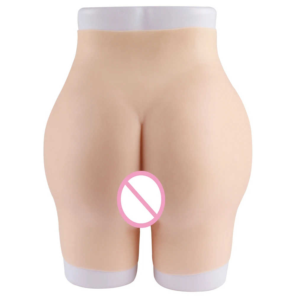 Tgirl Silicone Pants Realistic Vagina Shemale Buttock Butt Shaper Shorts Padded Push Up Hip Enhance Underwear for Cosplay