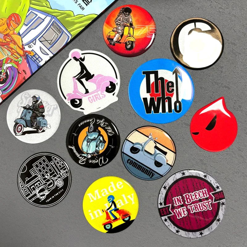 Pegatina magnética para decoración de patinete, calcomanía para carrocería de motocicleta adecuada para Vespa Primavera 150 SPRINT150 GTS GTA GTV Ie LX125 150