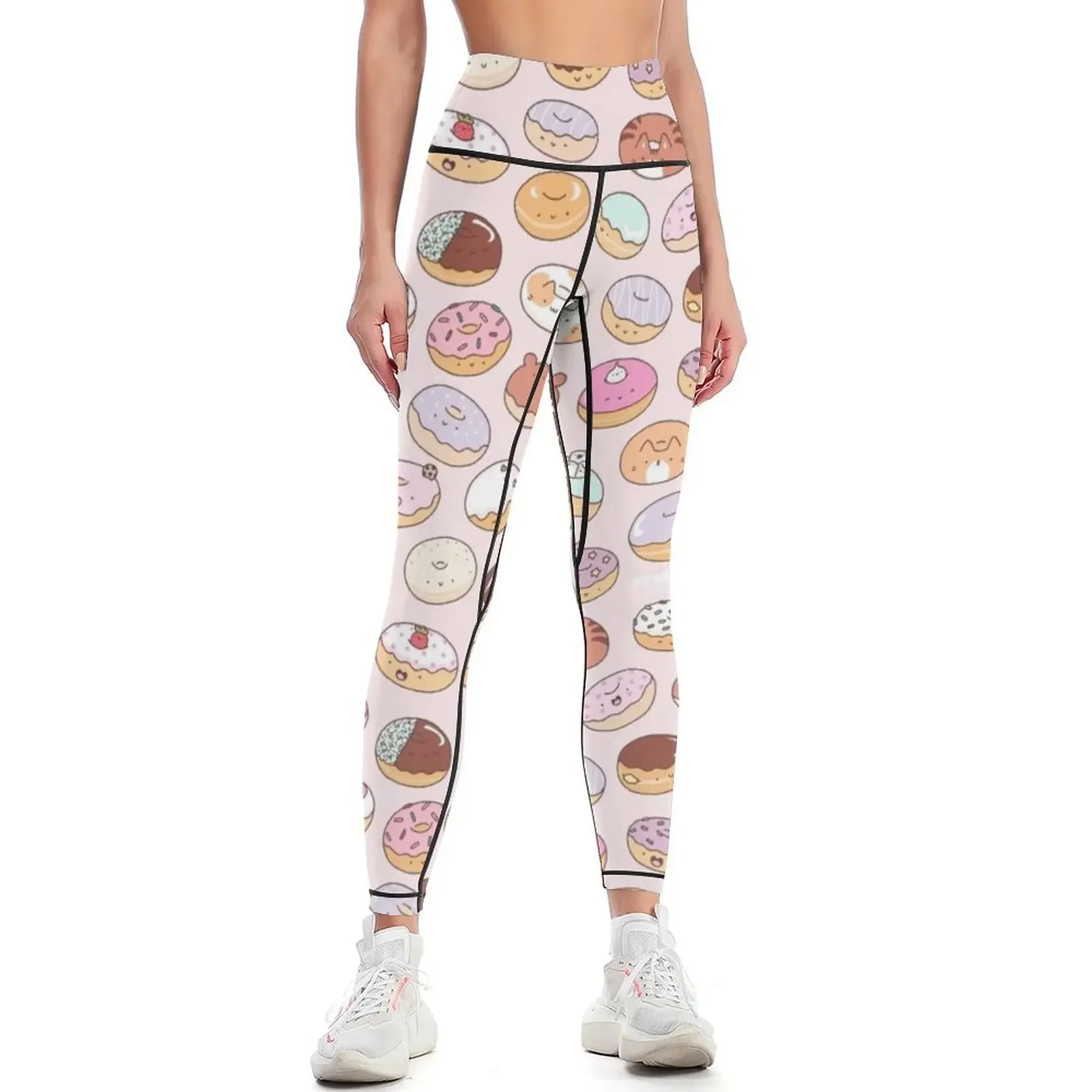 Mmm.. Donuts! Leggings push up legging sport legging gym top Clothing fitness Womens Leggings