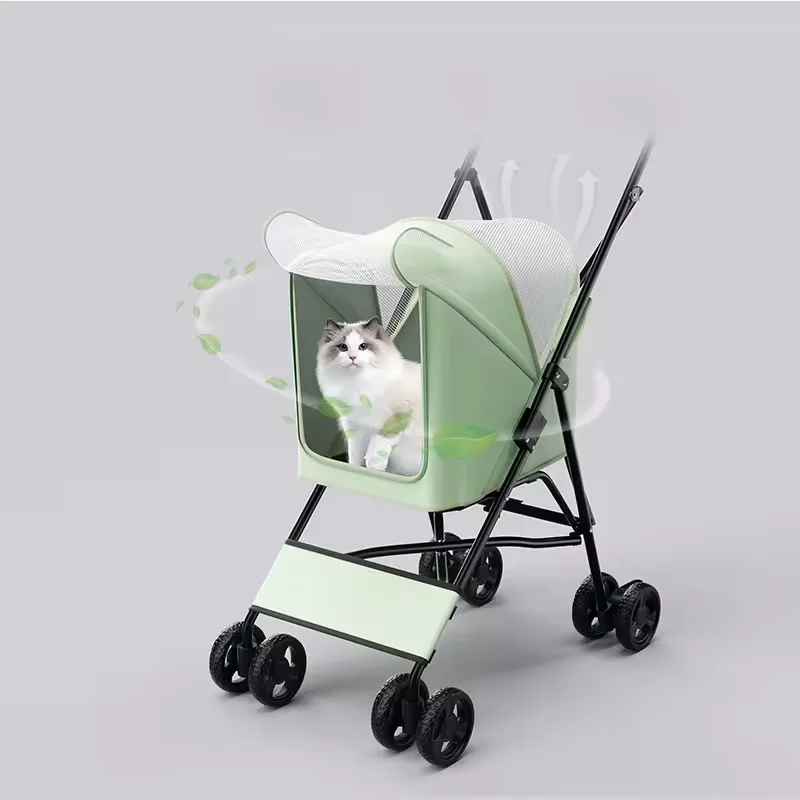 

Pram With Table Cheap 4 Wheels Small Medium Large Two Cat Carriers Pet Trolley Dog Stroller For Dogs Trolley For Pet