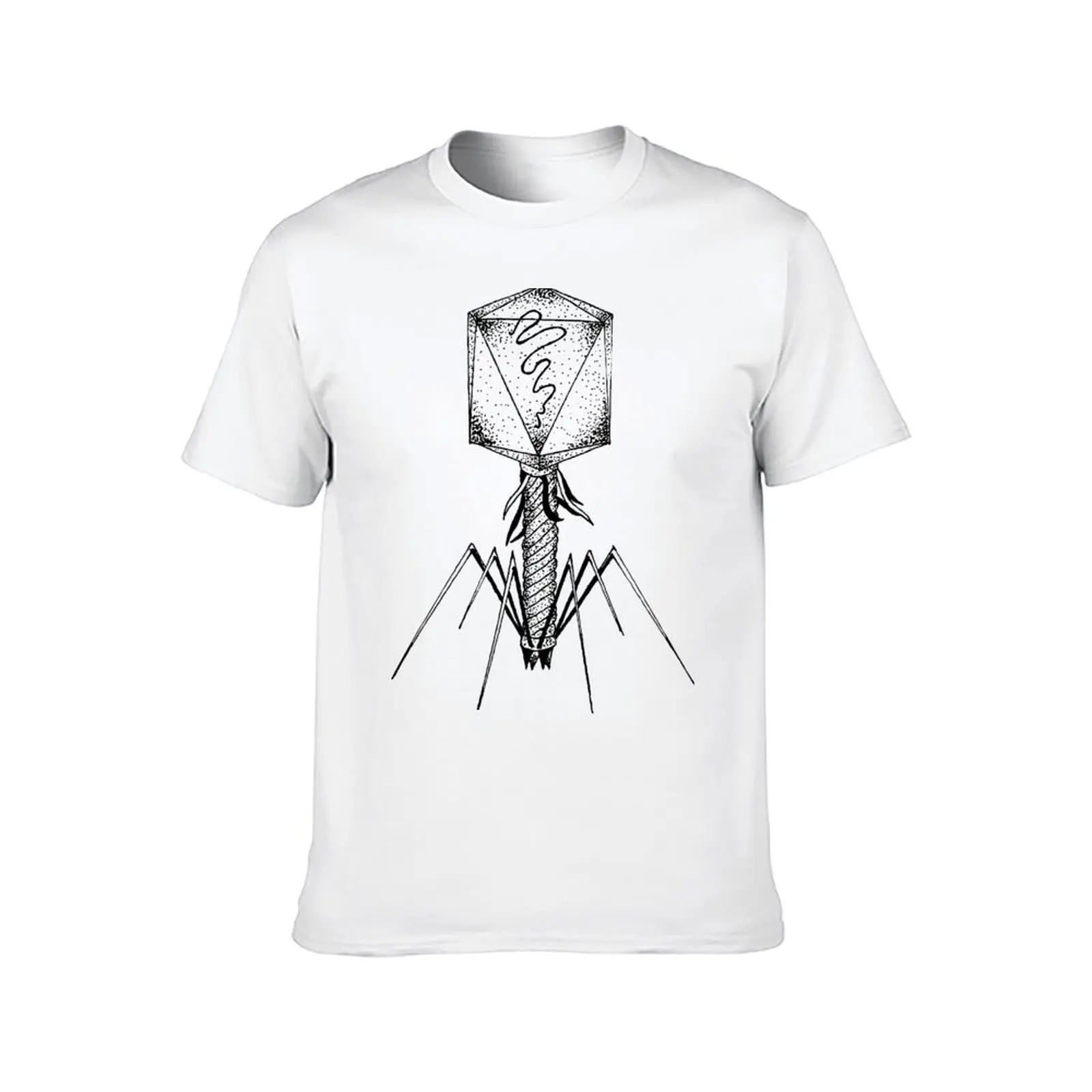 Bacteriophage Biology - Virology Virus Attack T-Shirt funny gifts sports fans for a boy topping compression shirt men