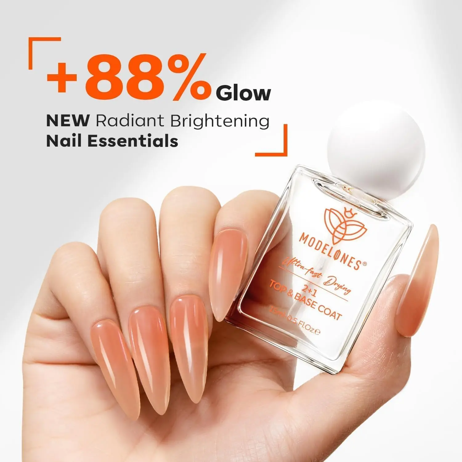 

Многофункциональное средство для ногтей 3 в 1: база, топ и укрепитель для роста ногтей, 15 мл, быстросохнущий прозрачный лак для ногтей с длительным блеском