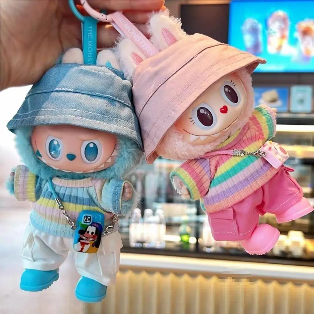 

Labubu Baby Clothes Labubu 123 Generation Clothes Cute Trendy Top Hat Vinyl Doll Set