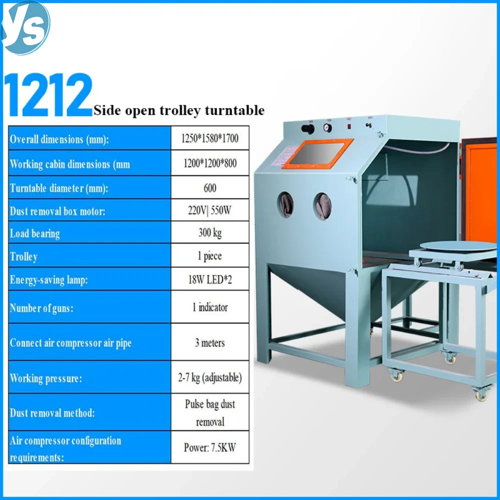 Eco-Friendly Wet Sandblasting Cabinet – Industrial-Grade for Rust & Stain Removal, Surface Cleaning & Stripping
