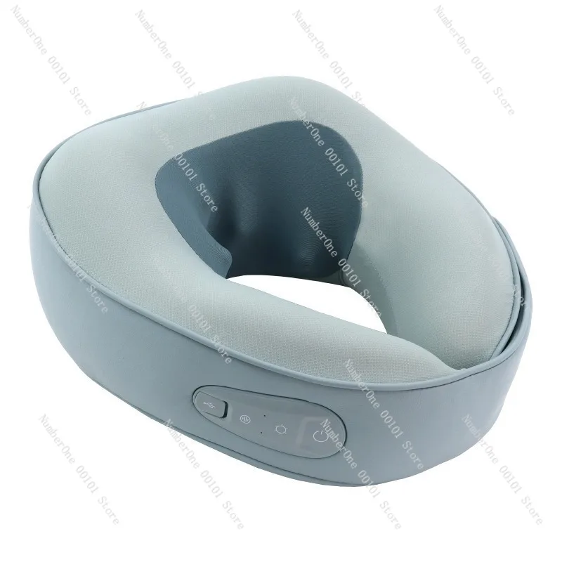 Neck Massage Pillow U Shape Cervical Massager Portable Kneading Neck Shoulder Massager Heating Massage Device