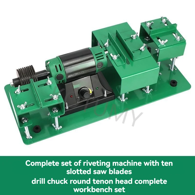 DIY Mini Cutter, Mortising Machine, Table Saw, Riveting Machine，for Making Mortise-and-Tenon Joints