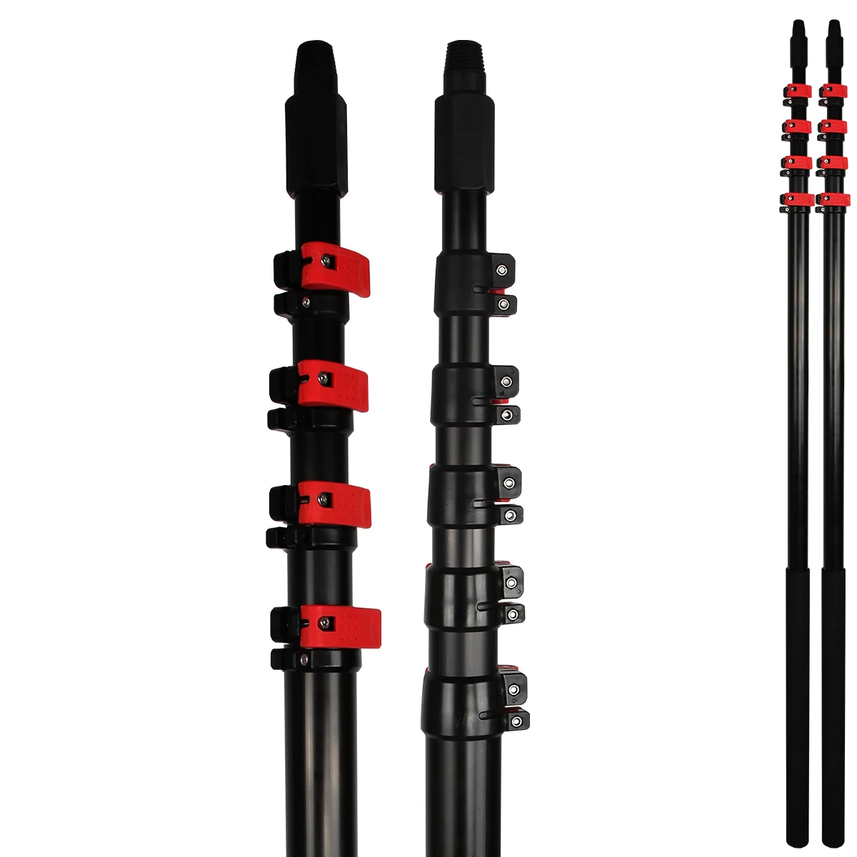 Extentool 2023 Professional light pole water brush set with telescopic support pole for light bulb changer