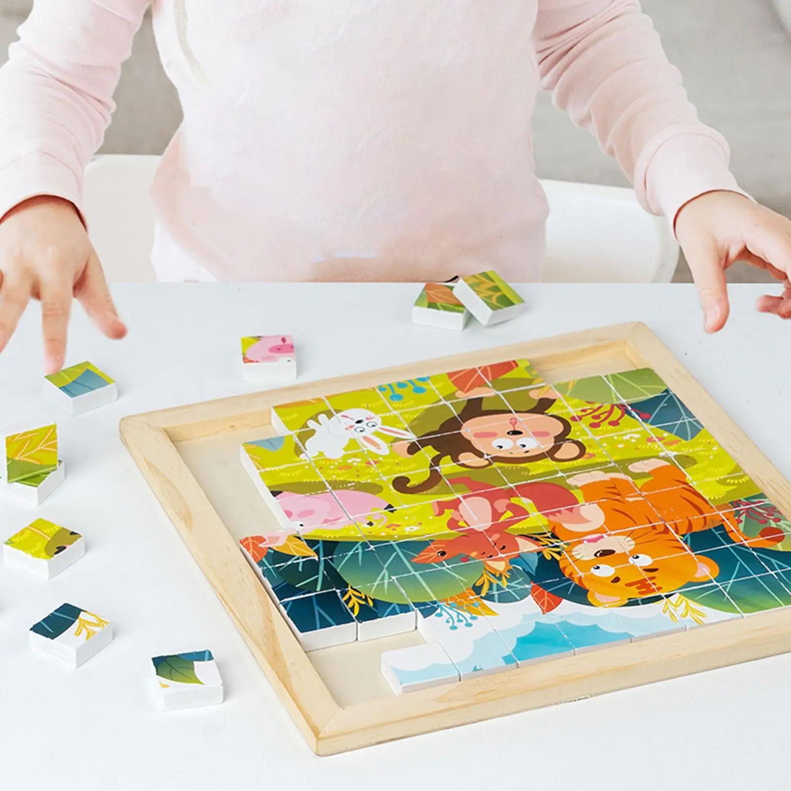

Shape Puzzle Game Toy Sensory Toy Matching Game for Toddlers Boy Girl Kids