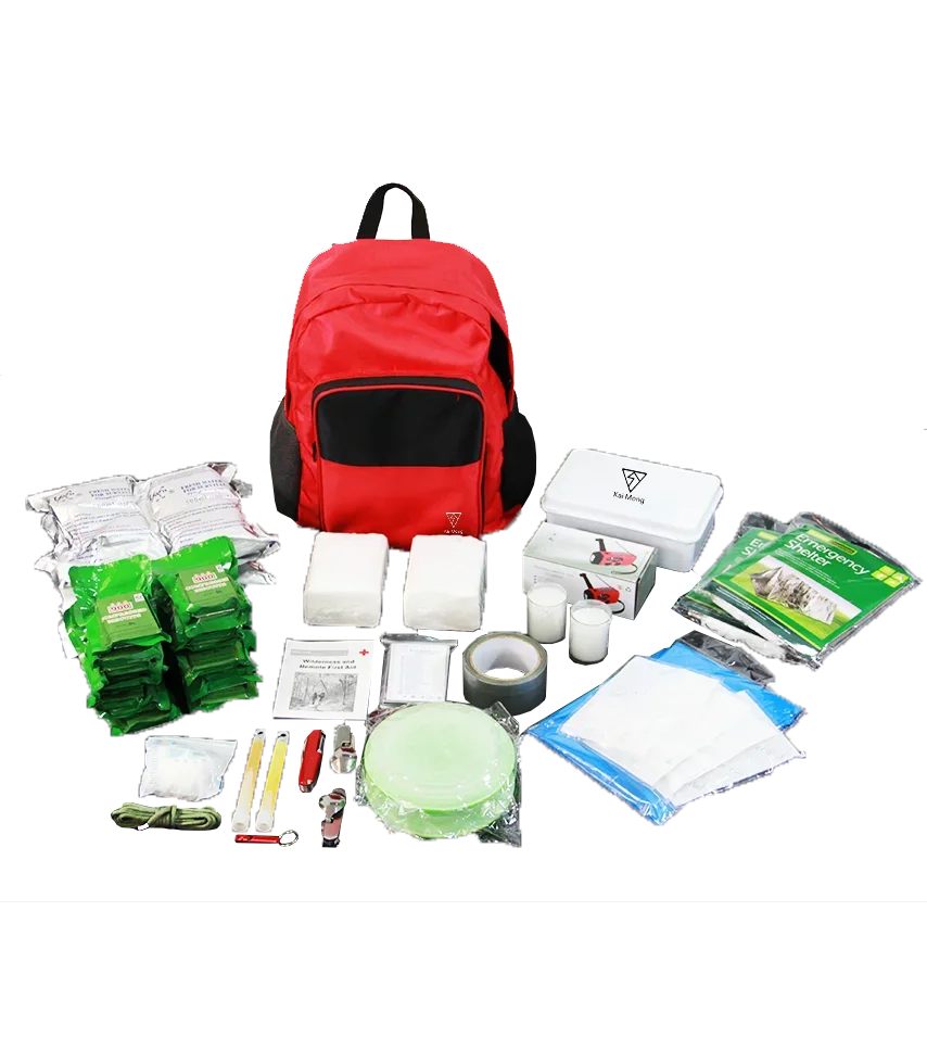 2 person 72 hours FIRST AID KIT, emergency survival kit for Disaster, Earthquake, Fire, Evacuations, Auto, Home and Family