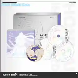 MiHoYo Officiële Honkai Impact 3CD Auto OST Muziekdoos Set Geschenken De meen's Ohigin en Finality Badge Accessoires Anime Speelgoed
