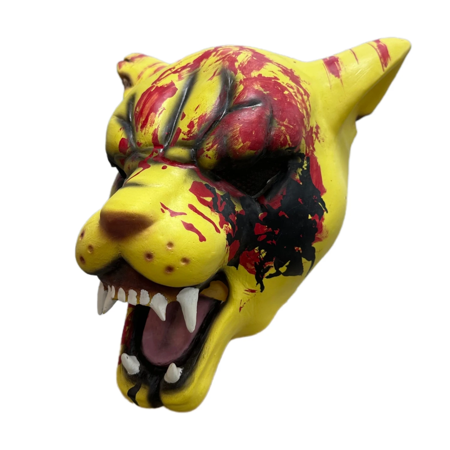 Hotline Miami Tony Tiger Maske Cosplay Lustige Tierkopfbedeckung Horror-Tigermaske für Halloween-Party-Requisite Blutige Tigermaske – Detail 5