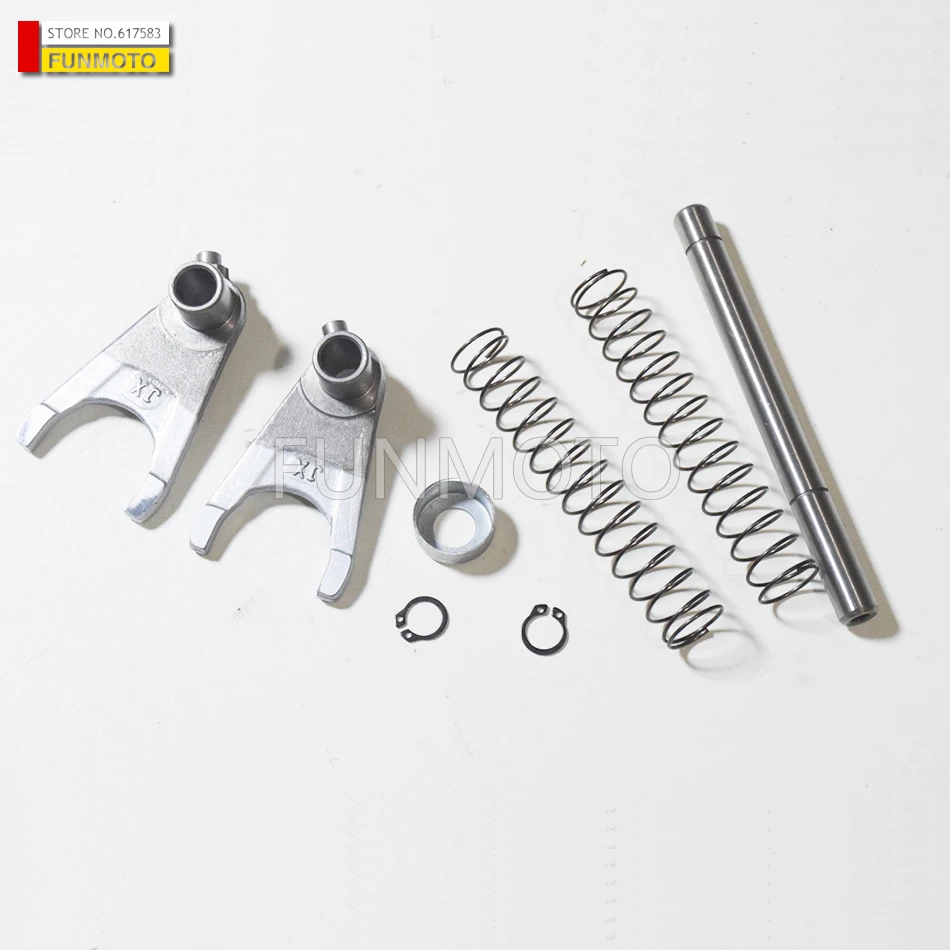 Forks and shaft with spring suit for Hisun 500 Atv