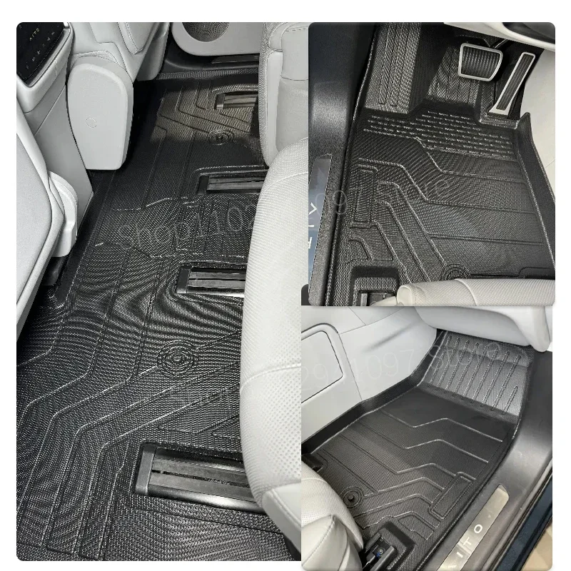 Hard TPE Car Floor Mats For AITO M7 Seres 7 M7 2022~2026 5seat Waterproof Pads Foot Carpets Floor Cover LHD Rug Auto Accessories