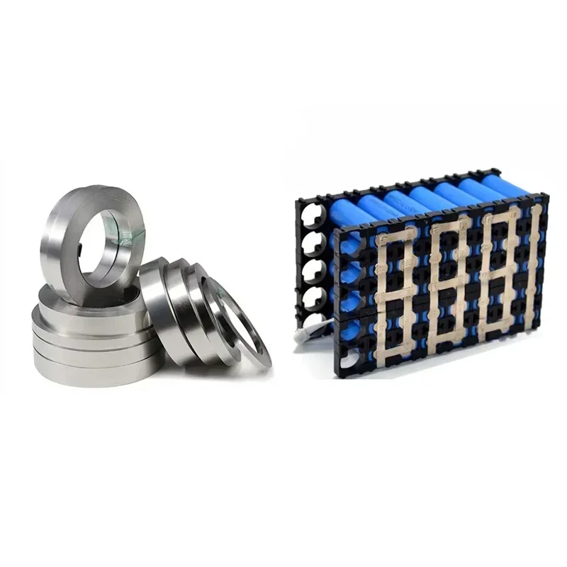 18650 Li-ion Battery Nickel Sheet Plate Nickel Plated Steel Belt Strip Connector Spot Welding Machine Battery Welders 1 Roll/10m