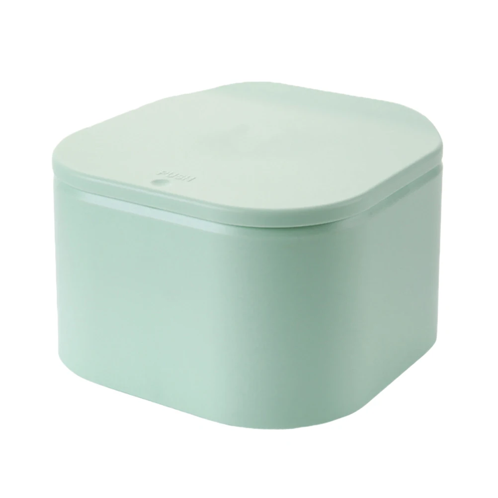 

Push Type Mini Waste Bin Home Office Bathroom Trash Can Desktop Garbage Box Table Dustbin Sundries Bins(Green)