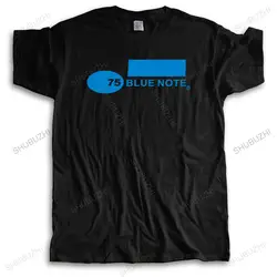 men cotton teeshirt summer casual t shirt Brand Clothing 75 BLUE NOTE new High Quality top gift Male Short Sleeve T-SHIRT