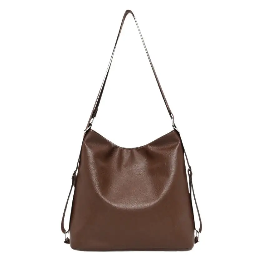 

2025 Vintage Spacious Backpack for Women Minimalist Shoulder Crossbody Purse Fashionable Handbag