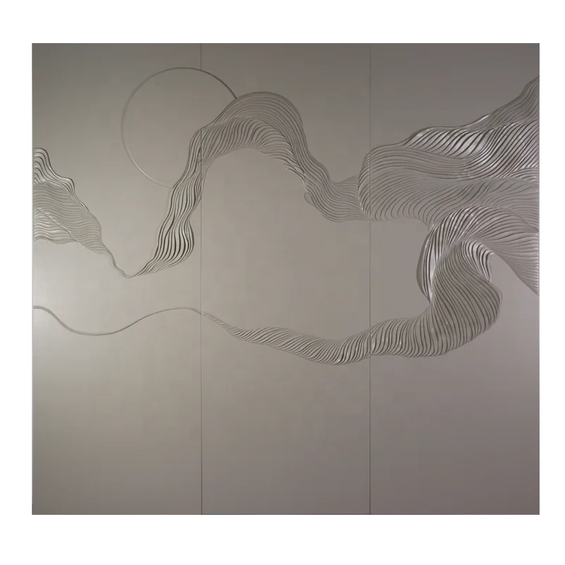 

Handmade leather carving pattern art decorative board wall decoration