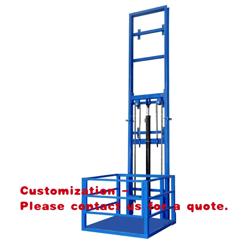 custom.Home Lift Elevator Simple Hydraulic Platform Warehouse and Factory Freight Hoist