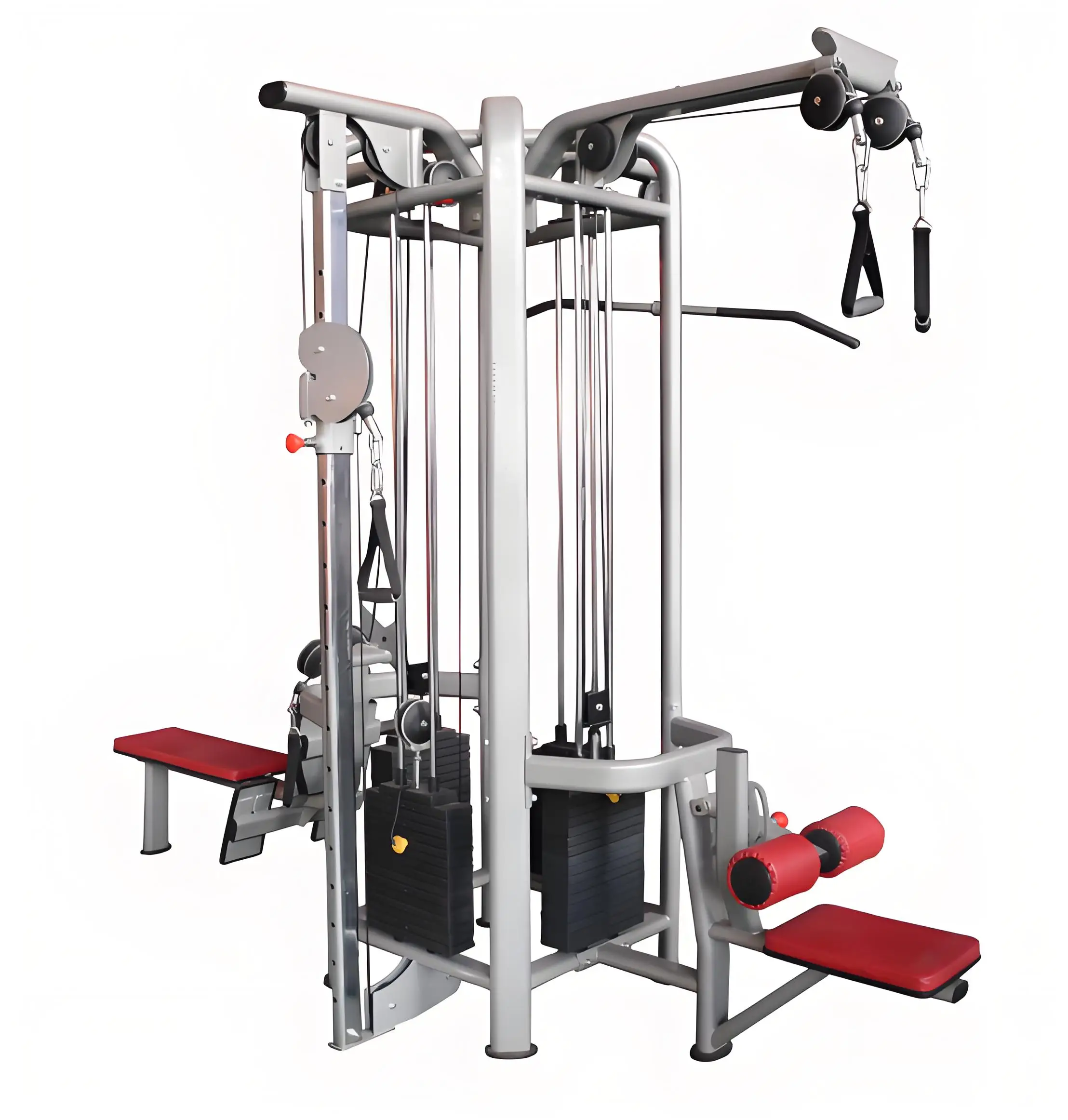 YIHUA Commercial Multifunction Gym Muscle Exercise Equipment Steel Metal Four-Station Training Cable Machine