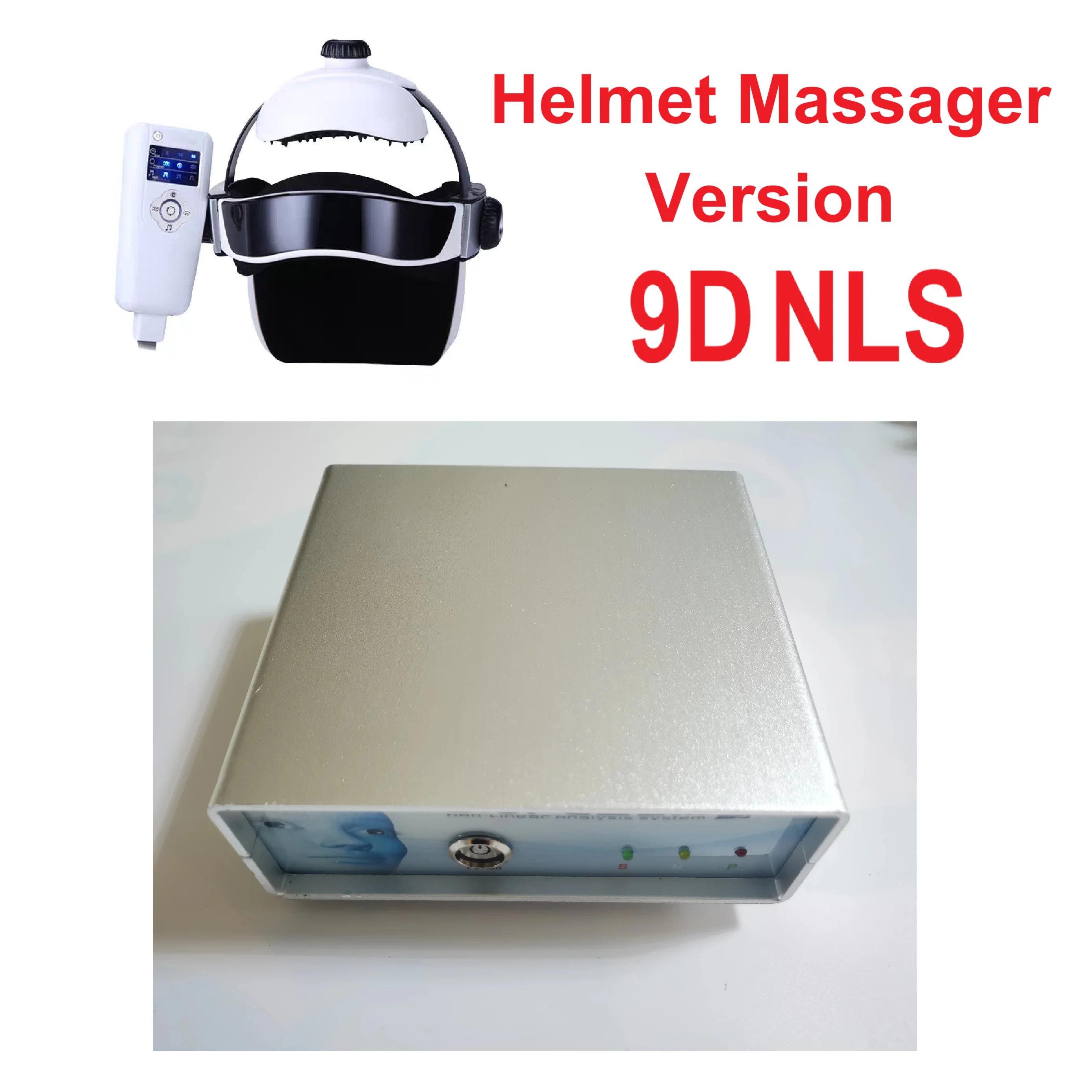 Helmet 9D CELL NLS Body Health Analyzer Ver 5.9.8 Non-Linear Analysis System Diagnosis Scanner Device Quantum Frequency Therapy