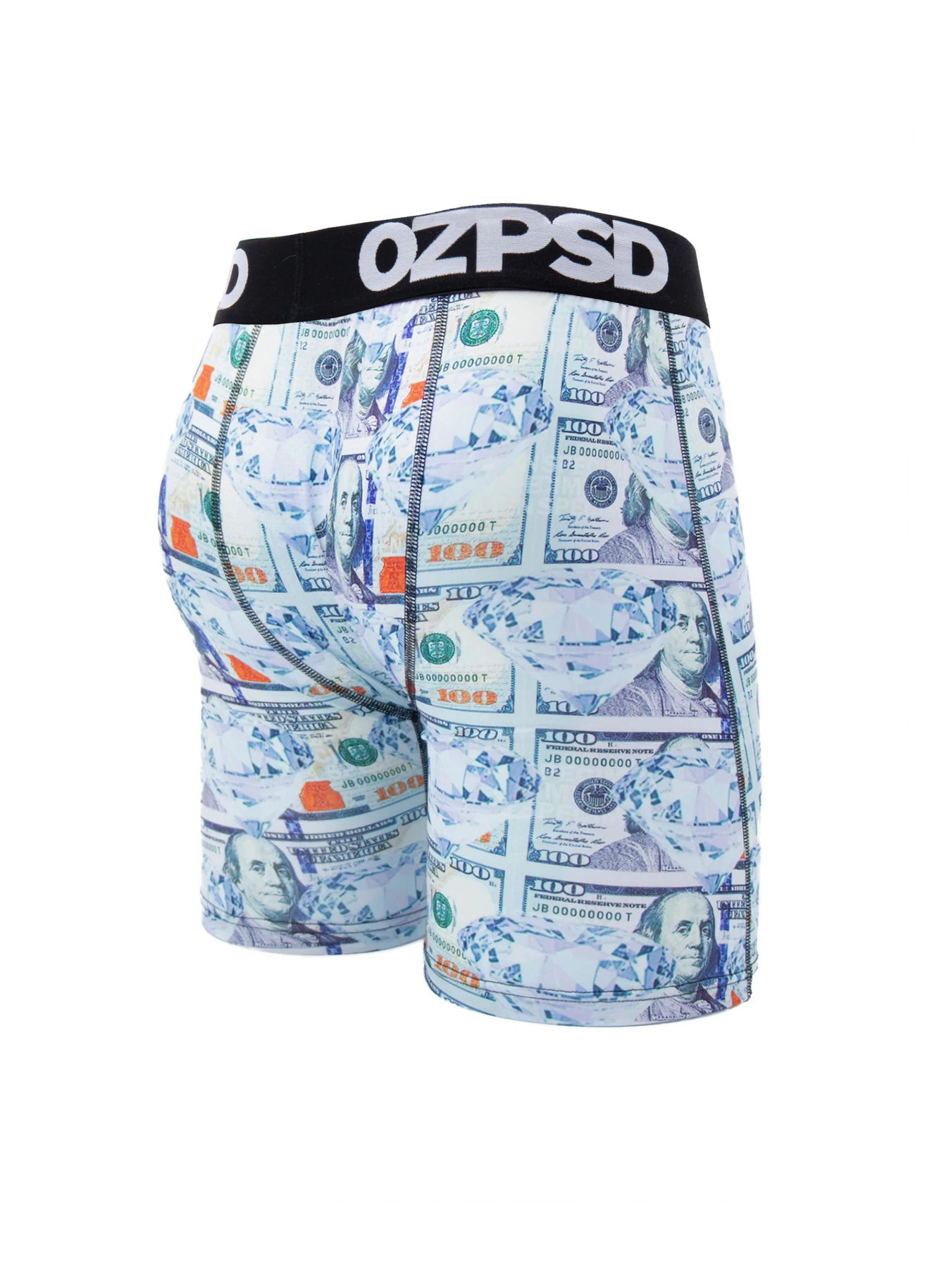 Men\'s Printed Fashion Long Boxer Briefs