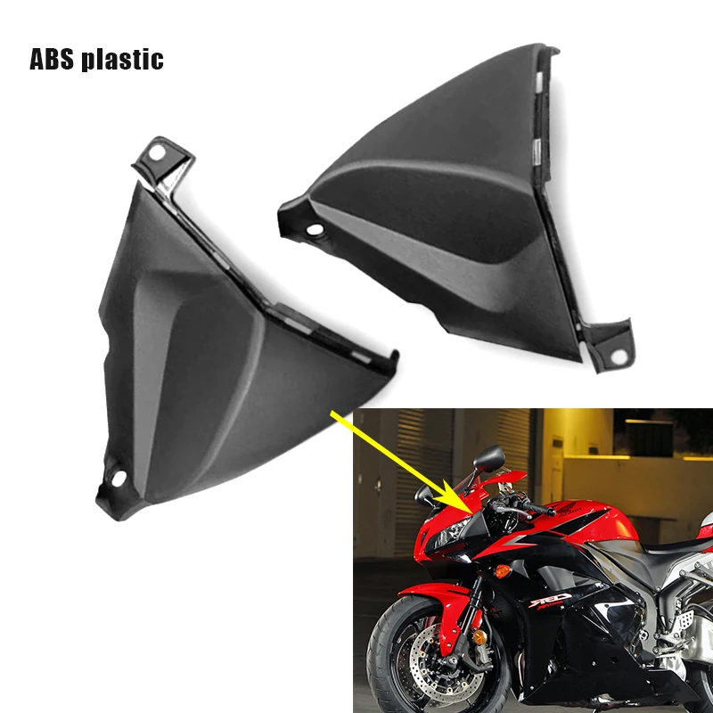 For Honda CBR 600RR F5 Motorcycle Carbon Headlight Cover Fairing Side Frame Panel Guard Protection 2007 2008 2009 2010 2011 2012