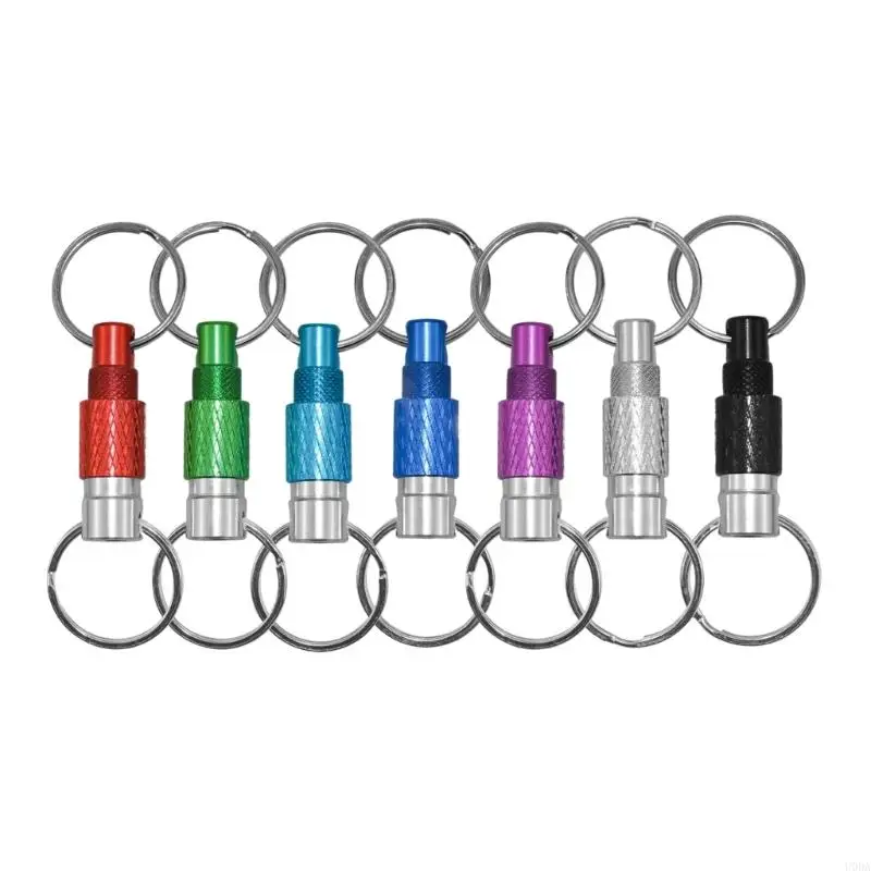 Quick Release Key Tool Pull Apart Keychain Metal Detachable Keychain Functional and Fashionable Quick Detachable Keyring