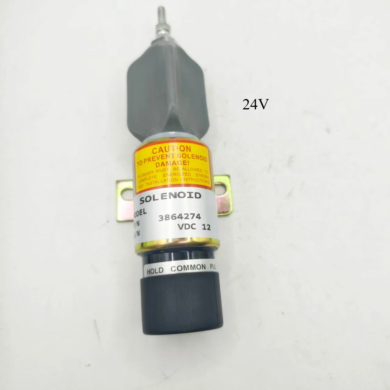 1 pieza Solenoide de Paro de Combustible para Motor Diésel 3864274 Compatible con Cummins, 1751-2467UIBIS5A, SA-3766T, 1700-2536, SA-3933-24