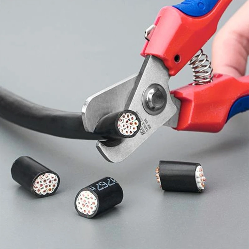 WX-206 Photovoltaic Cable Cutter Single Cable Solar Wire Cutting Pliers for 24mm2 Scissors High Carbon Steel Dropshipping