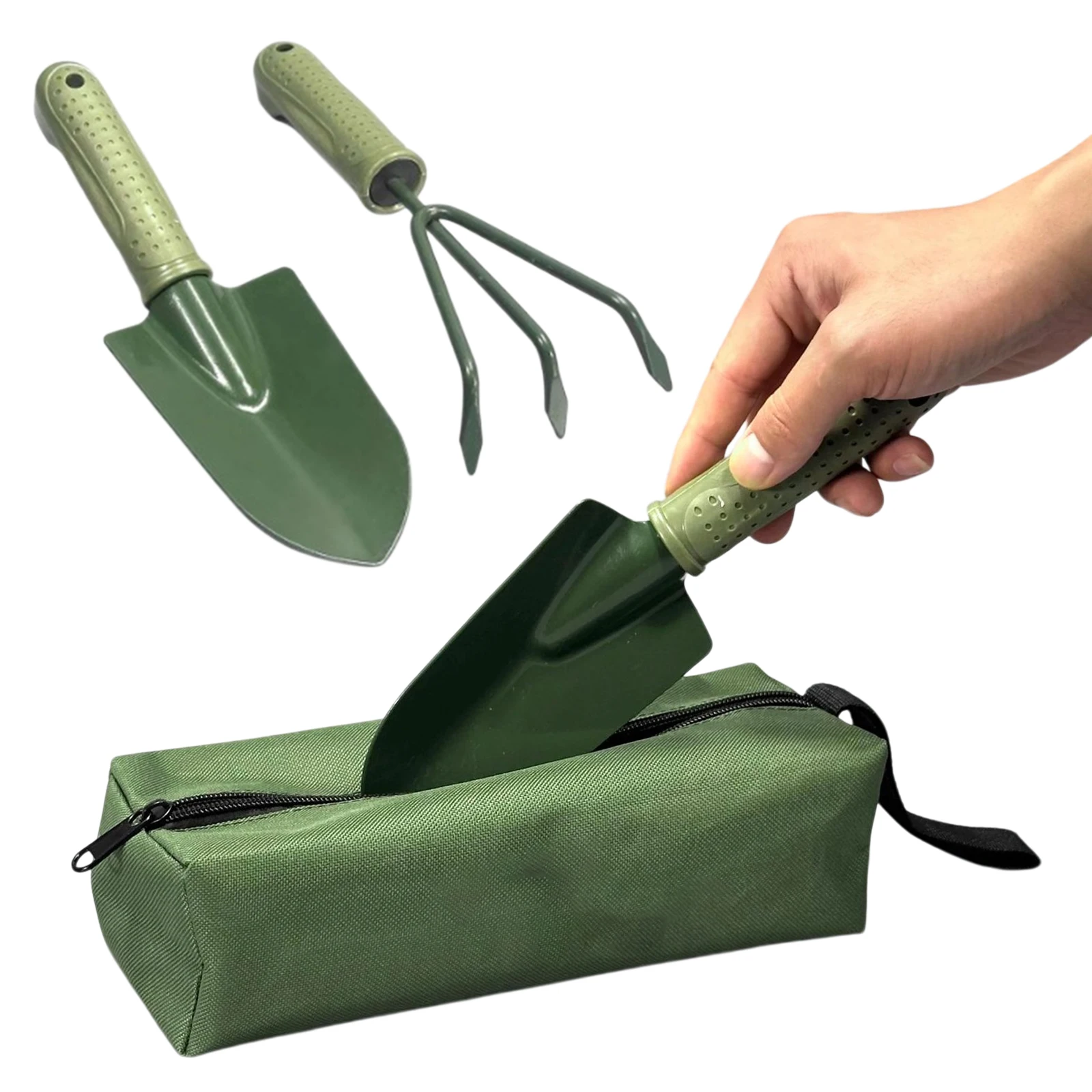 4pcs Multifunctional Garden Cleaning Shovel with Non Slip Handle Trowel Garden Tool Ideal for Digging Weeding Planting