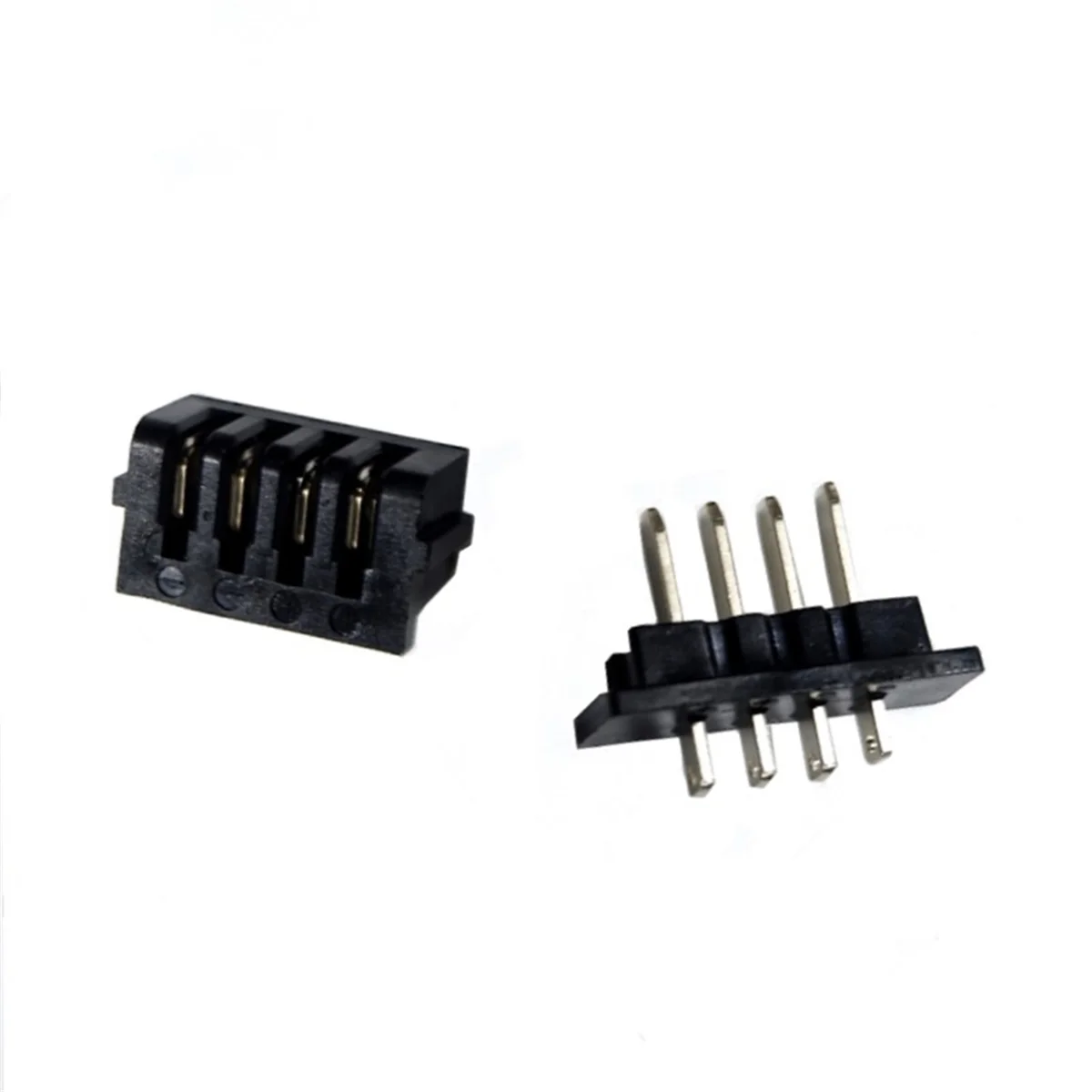 ABAZJ 1 par de conectores de descarga de energía de batería de bicicleta eléctrica conector macho y hembra de 4 pines reemplazo de Base de batería/placa para Hailong