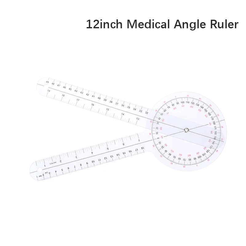 Goniometer Medical Joint Ruler Calibrated Orthopedics Spinal Finger Angle Ruler Protractor