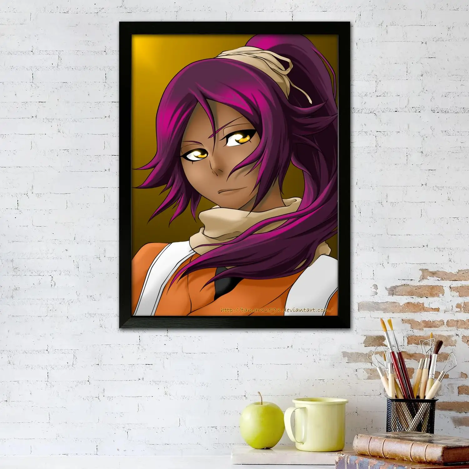 yoruichi Canvas Art Poster, Wall Art, Picture Print, Modern Family, Bedroom Decor, Posters,Decorative painting