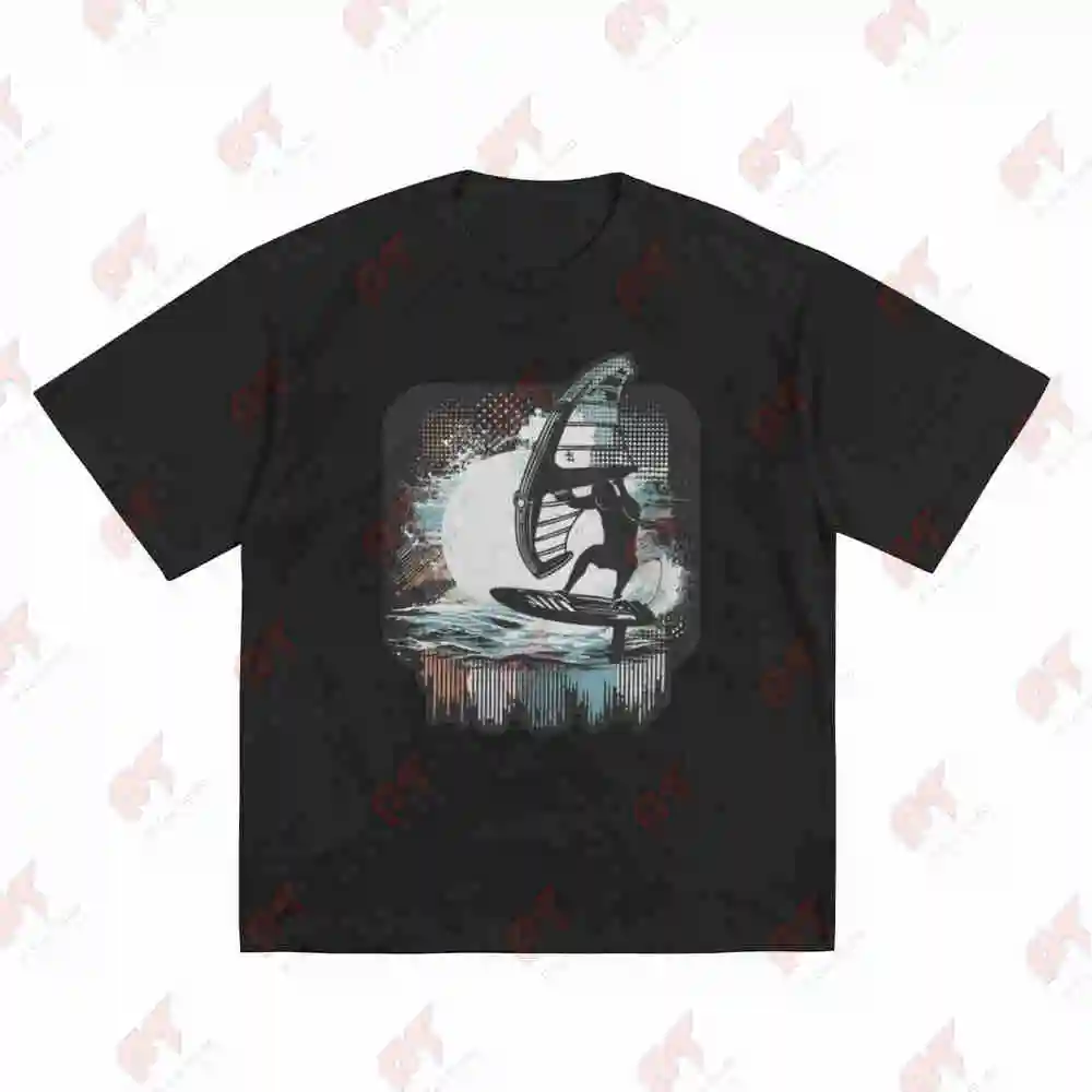 Wingurf Wing Foil Wingsurfenurf Short Sleeve Tee 100% Cotton T-Shirt