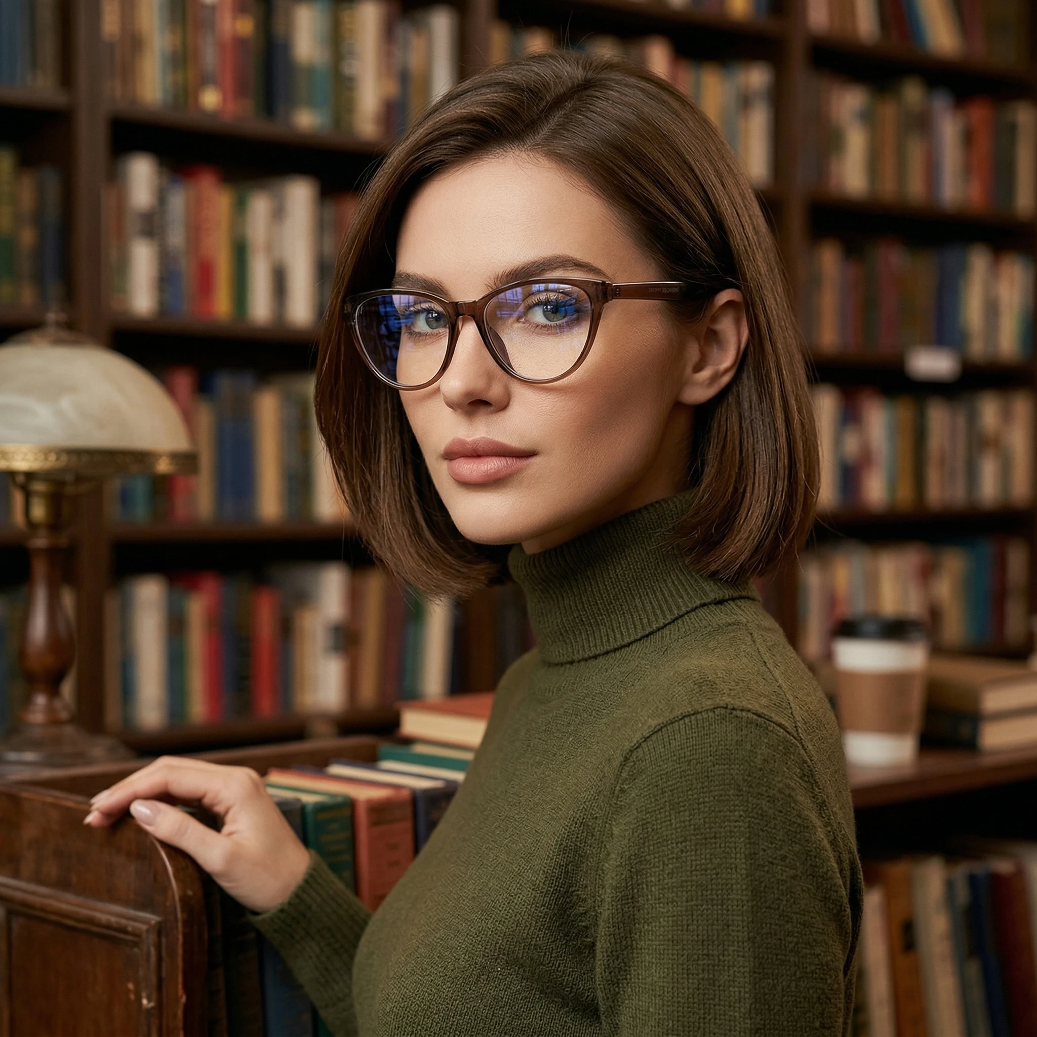 blue glasses cat style eyeglass frames