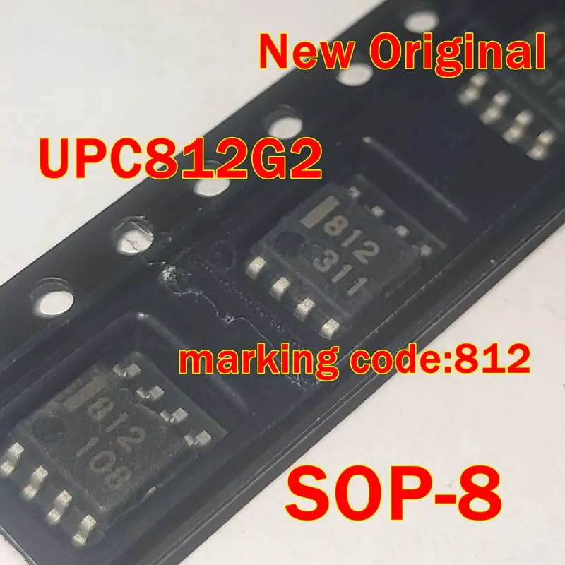 New Original UPC812G2-E1-A UPC812G2 SOP-8 marking code:812 DUAL J-FET INPUT LOW-OFFSET OPRERATIONAL AMPLIFIER